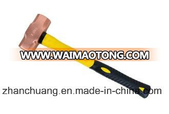 Copper Non Sparking Sledge Hammer with Fiber Handle